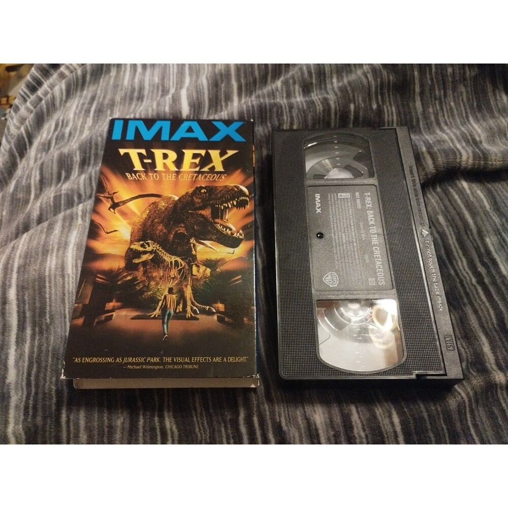 T-Rex: Back To The Cretaceous ( VHS, 2001 ) IMAX - Peter Horton, Liz Stauber